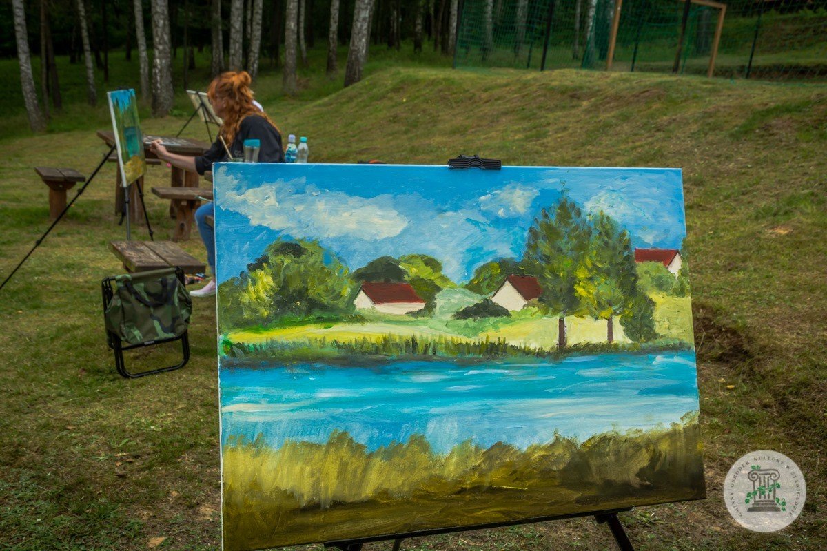 Plener malarski w Miodówku