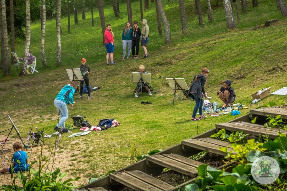 Plener malarski w Miodówku
