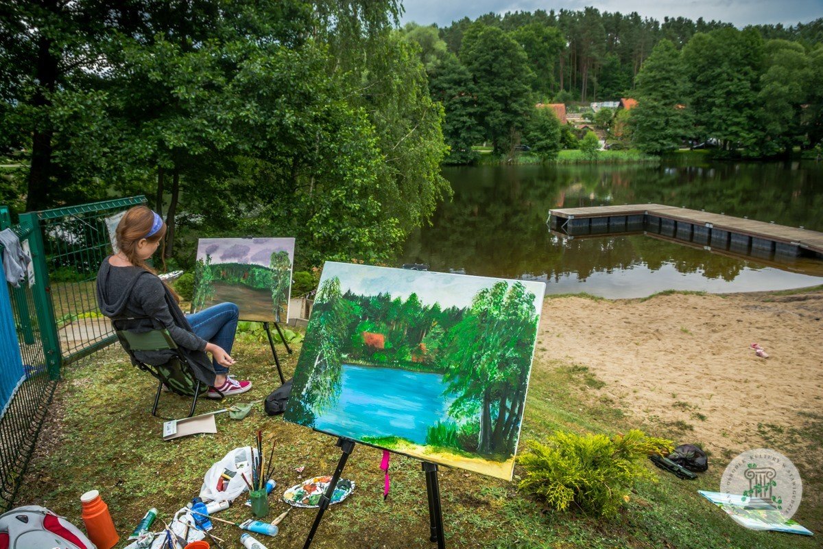 Plener malarski w Miodówku