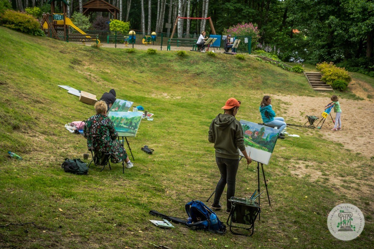 Plener malarski w Miodówku