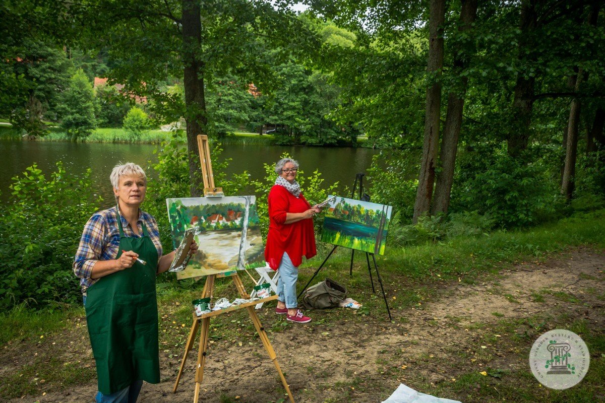 Plener malarski w Miodówku