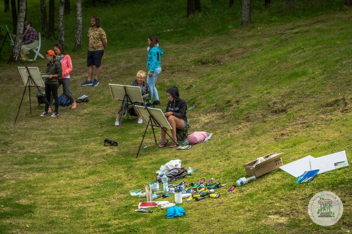 Plener malarski w Miodówku