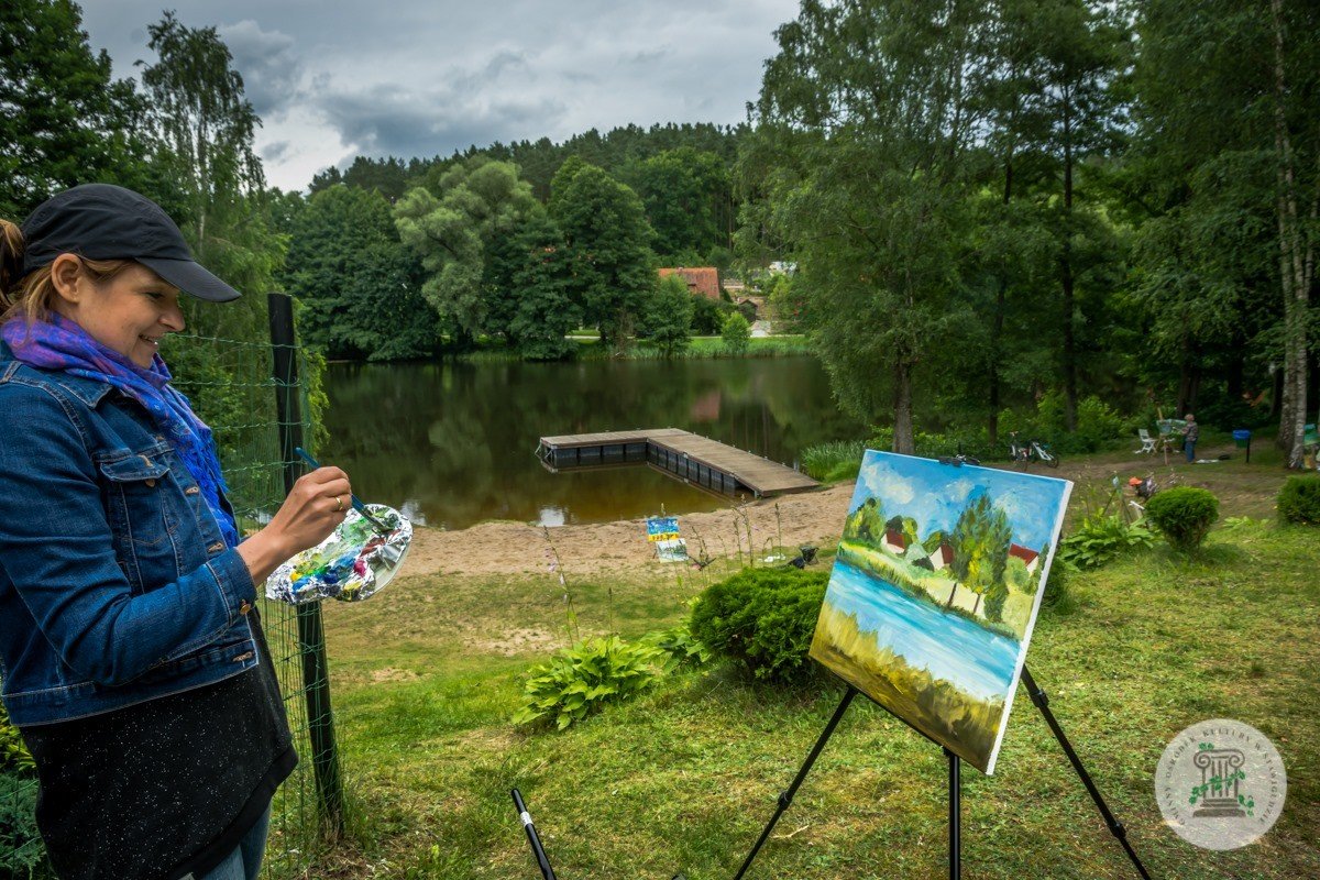 Plener malarski w Miodówku