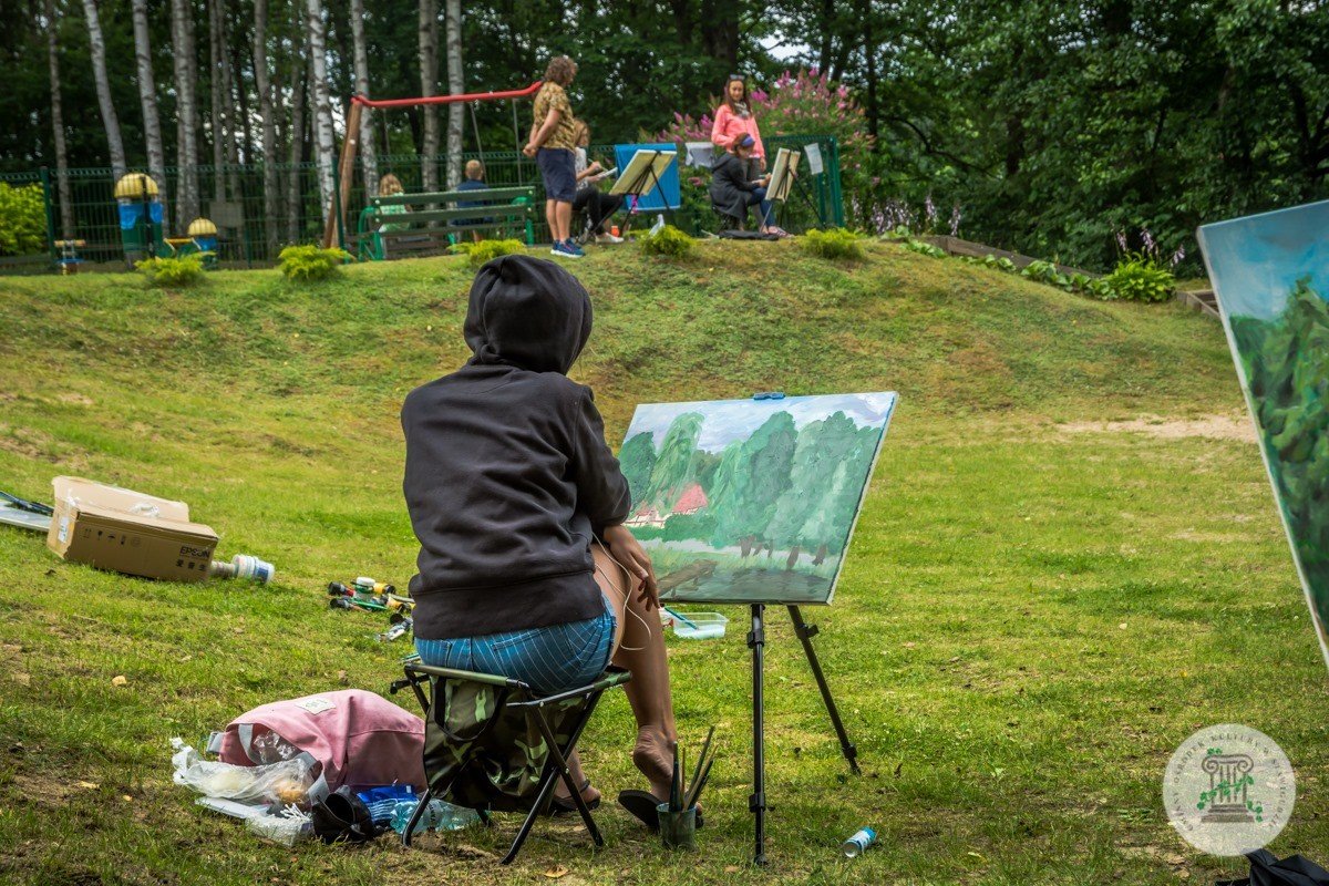 Plener malarski w Miodówku