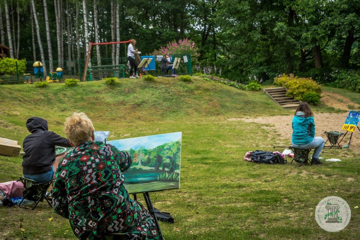 Plener malarski w Miodówku