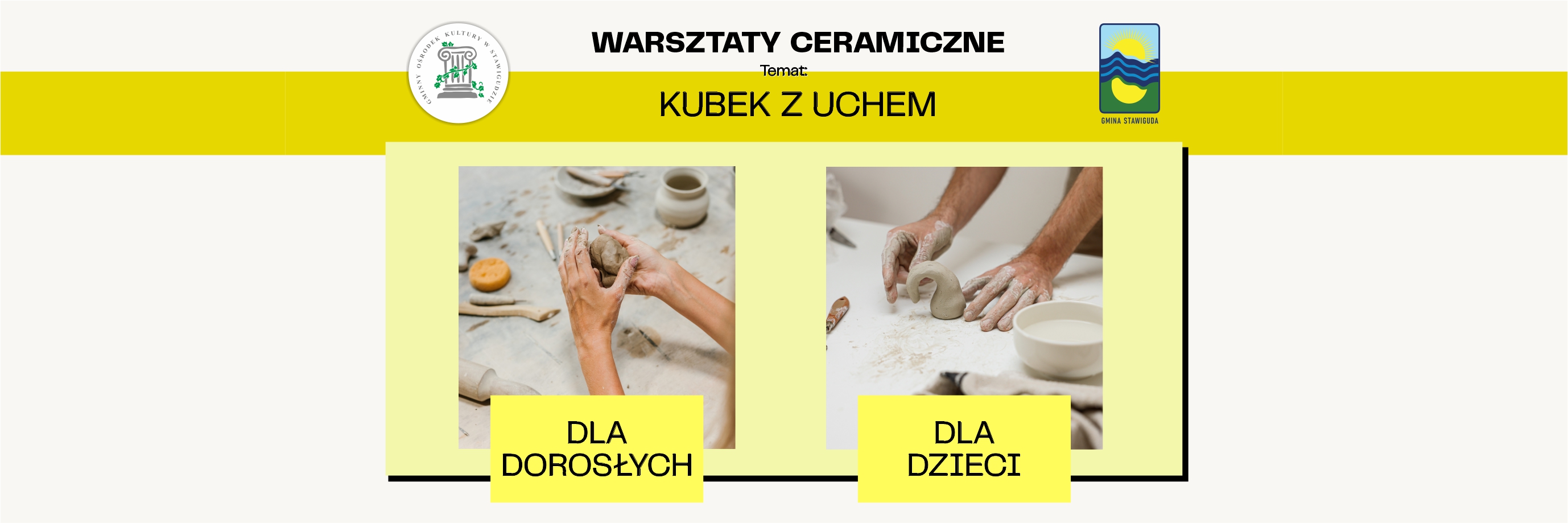 WARSZTATY CERAMICZNE/ dorośli