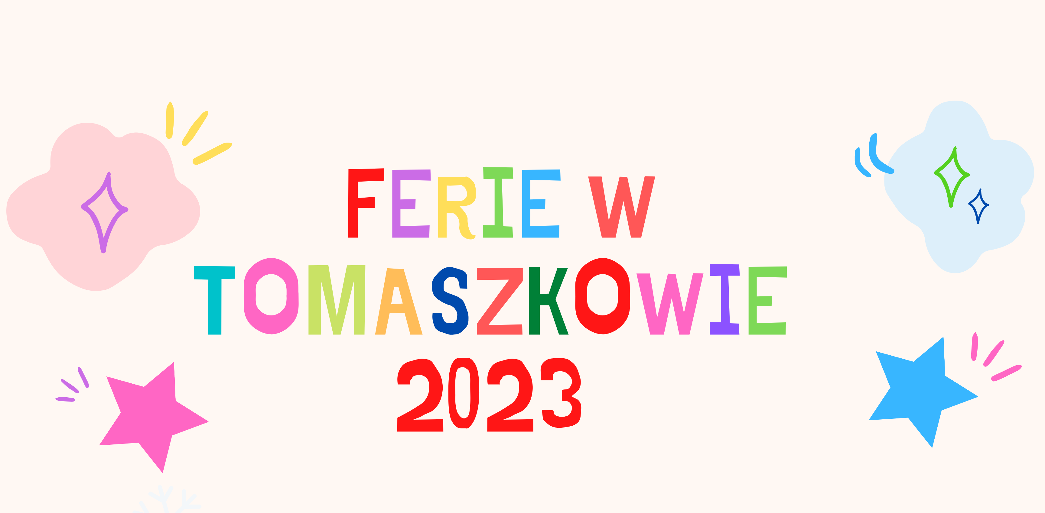 Zapisy na zajęcia w ferie w świetlicy w Tomaszkowie 2023