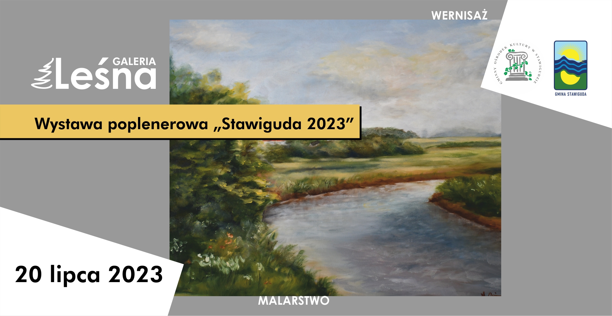 Wernisaż wystawy poplenerowej Stawiguda 2023