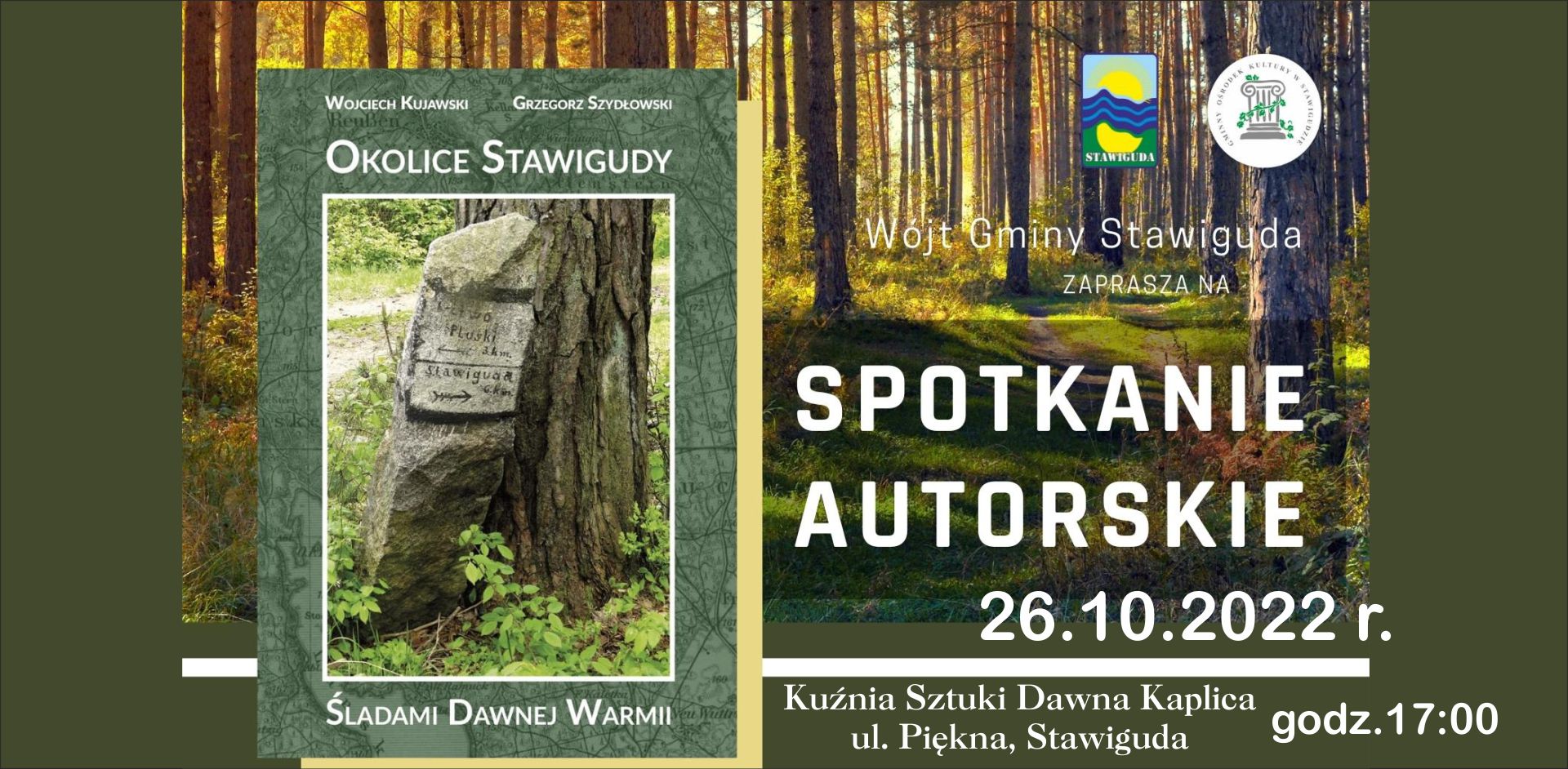 Spotkanie autorskie w Kuźni Sztuki 26.10.2022 r.