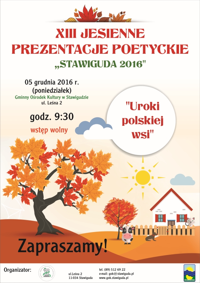 PLAKAT Prezentacje Poetyckie 2016