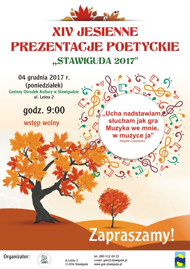 PLAKAT Prezentacje Poetyckie 20172