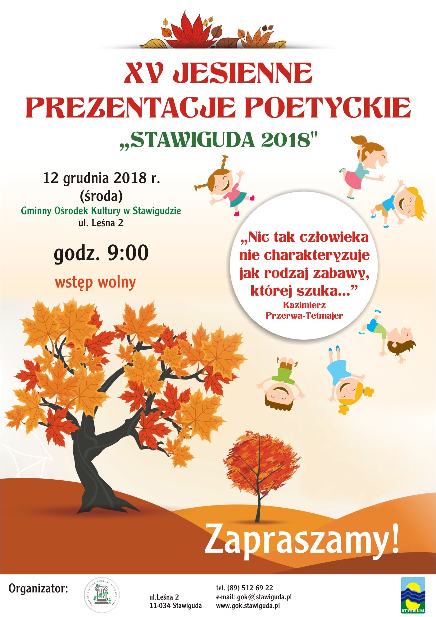 PLAKAT Prezentacje Poetyckie 2018 na strone 1