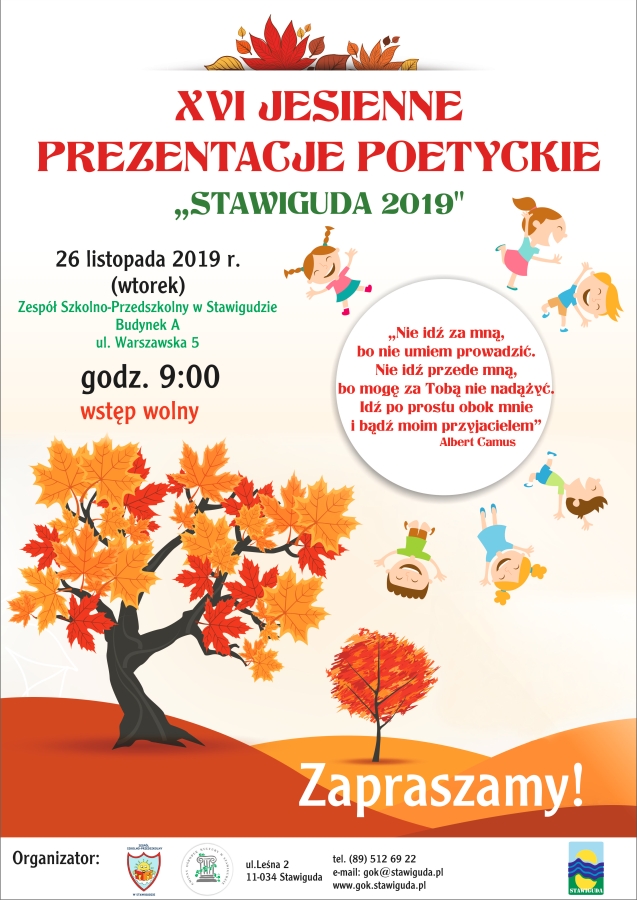 PLAKAT Prezentacje Poetyckie 2019