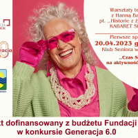 START Zajęć teatralnych - KABARET SENIORA z Fundacją BGK- historie z życia wzięte